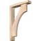 Ekena Millwork Westlake Block Smooth Bracket w/ Offset Brace, Douglas Fir, 3 1/2"W x 16"D x 24"H BKT0402X16X24WTL05SDF - alternate 1